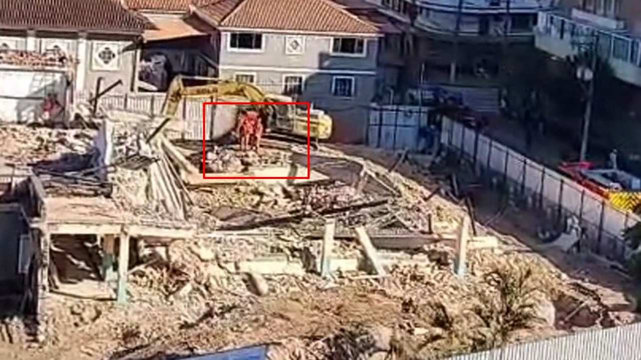 Resgate em andamento após desabamento de laje em clube de xadrez em Nova Friburgo.