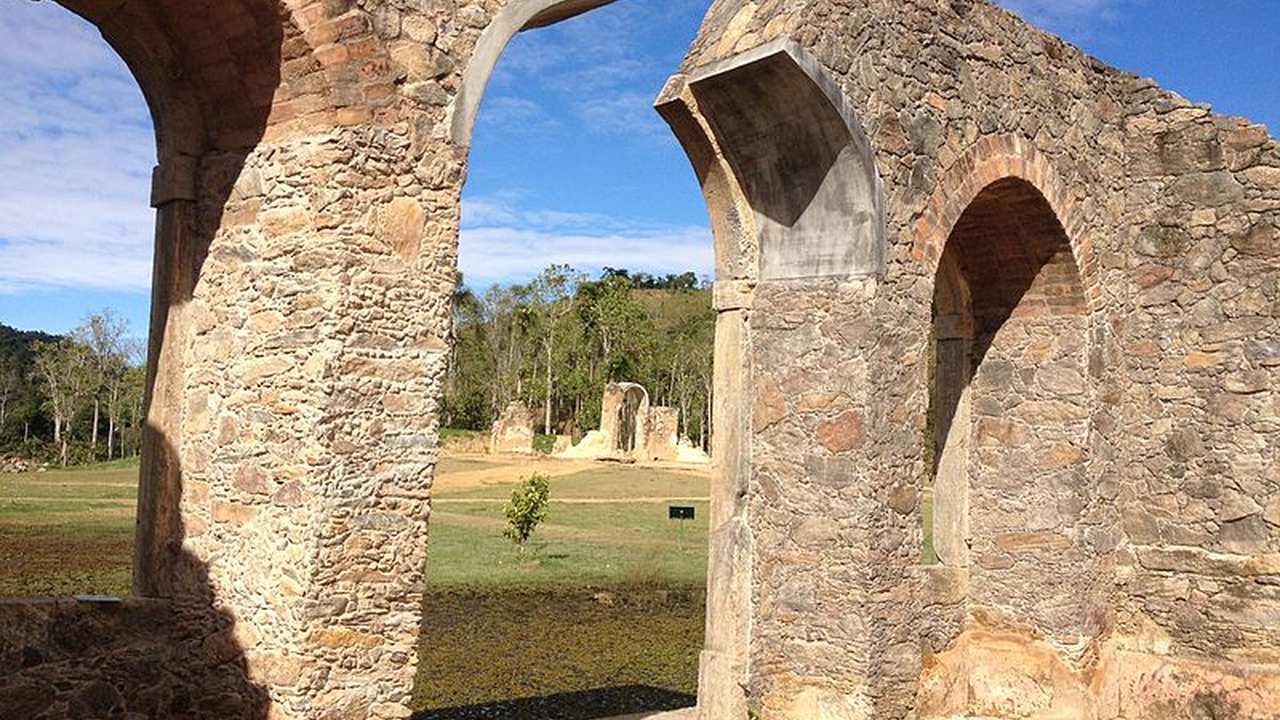 Ruínas de São João Marcos, cidade colonial do Rio de Janeiro, Brasil