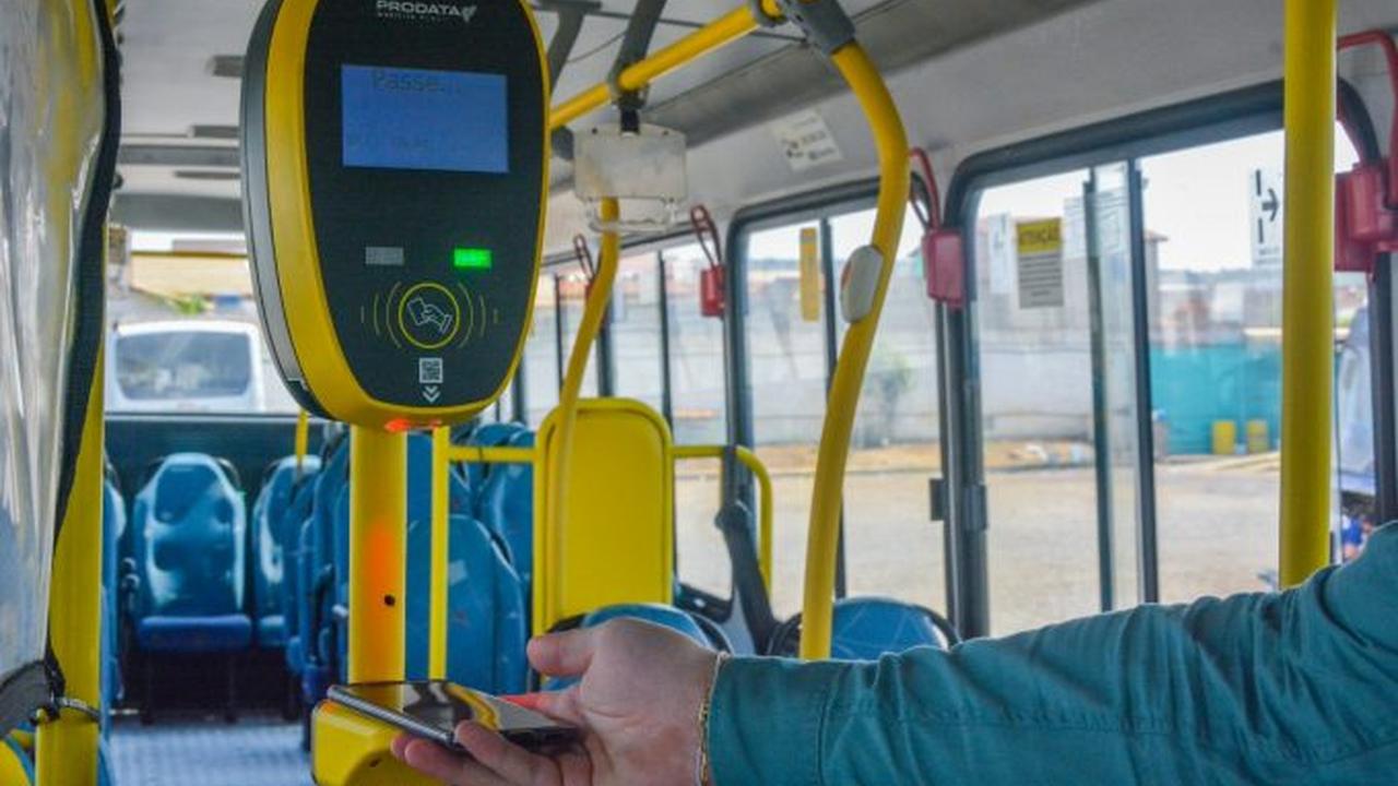 Validador de passagem em ônibus no Rio de Janeiro