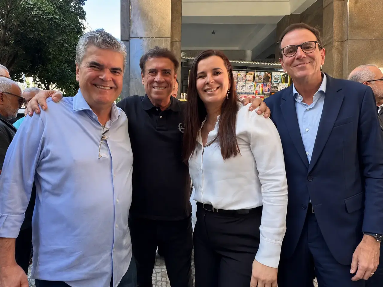 Jane Reis discursa durante convenção do MDB que confirmou sua candidatura a vice-governadora do Estado do Rio de Janeiro.