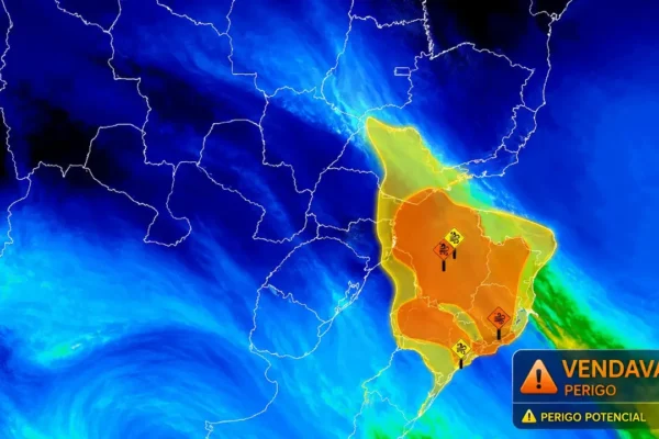 Vendaval coloca municípios do Estado do Rio de Janeiro em alerta