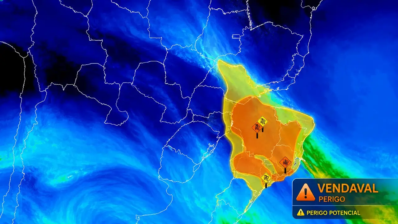 Vendaval coloca municípios do Estado do Rio de Janeiro em alerta