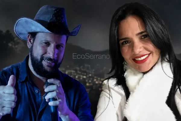 Karen Mancini e o cantor Gustavo, da dupla Tony e Gustavo, que será julgado em Nova Friburgo