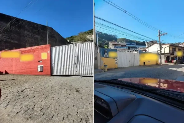 Botijões em depósito de gás de Nova Friburgo, onde comerciantes relatam ameaças