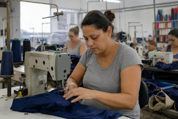 Piso salarial das costureiras passa para R$ 2.002