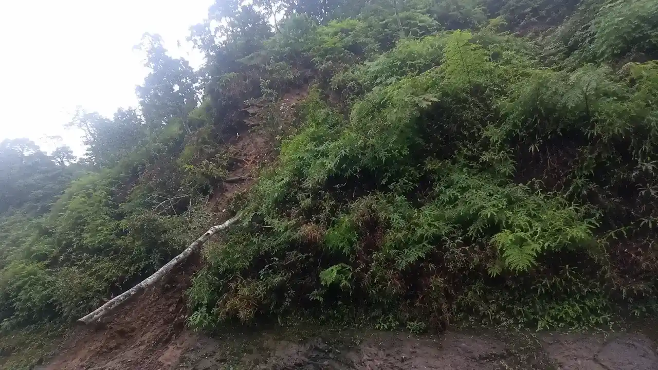 Deslizamento atinge a RJ-116 e exige atenção redobrada de motoristas na Serra de Cachoeiras de Macacu
