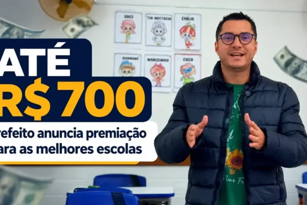Professores e estudantes participam de atividade em escola da rede municipal de Nova Friburgo.