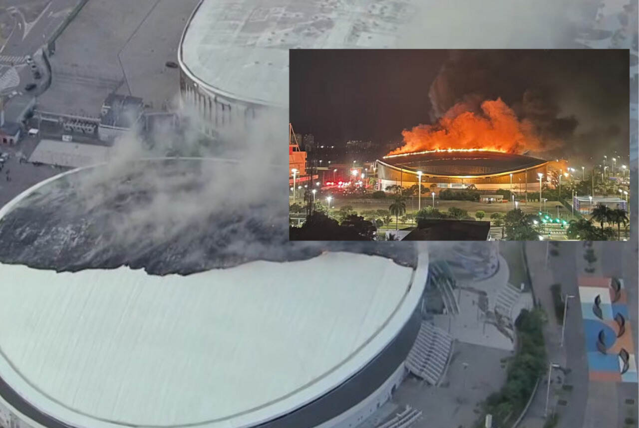 incêndio no Velódromo do Parque Olímpico mobiliza bombeiros no Rio e reacende atenção sobre estrutura olímpica