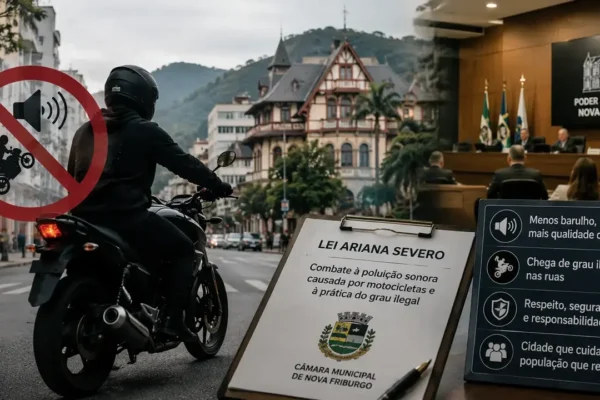 Documento da Câmara Municipal de Nova Friburgo com projeto de lei apresentado pelo vereador Isaque Demani.