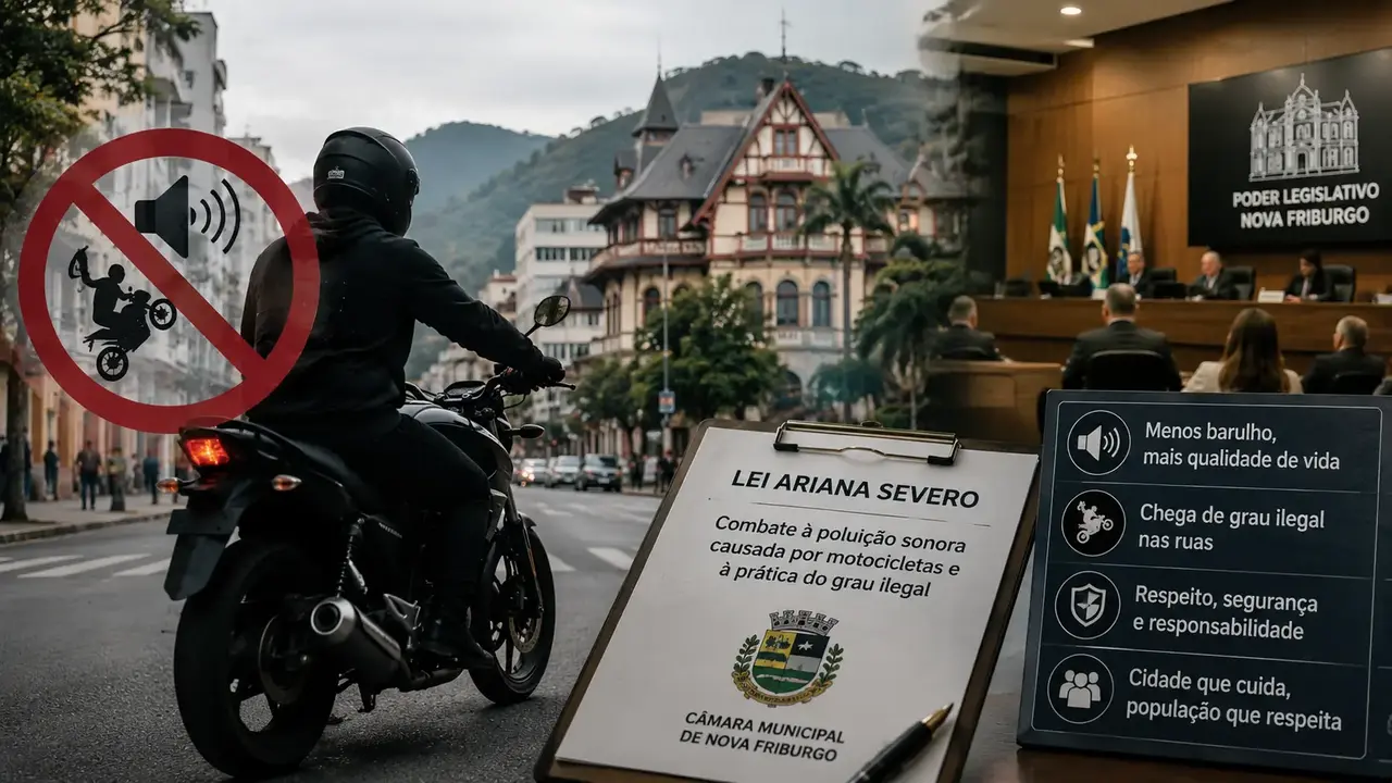 Documento da Câmara Municipal de Nova Friburgo com projeto de lei apresentado pelo vereador Isaque Demani.