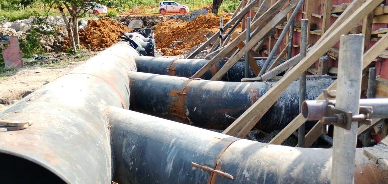 novo sistema de bombeamento amplia oferta de água