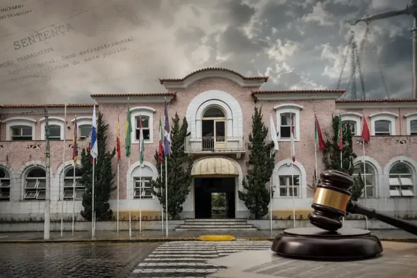 Documento judicial do Tribunal Regional do Trabalho da 1ª Região em processo contra o Município de Nova Friburgo.