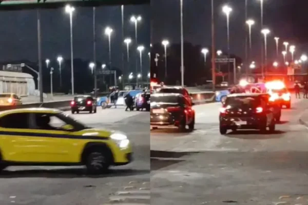 Policiais militares e veículos blindados durante operação na Zona Norte do Rio