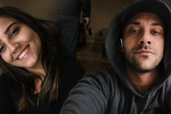 Fotografias de Vitória Belondre Gomes e Thiago Lima do Amaral, identificados na ocorrência registrada em Banquete.