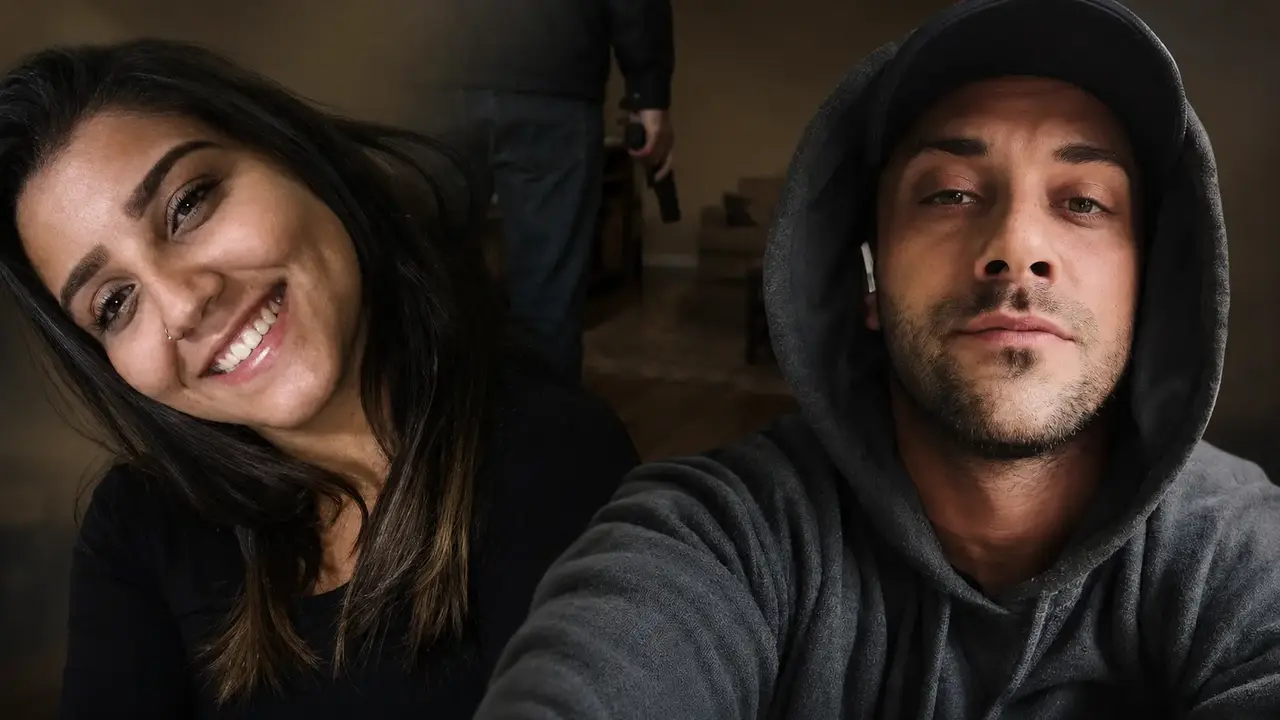 Fotografias de Vitória Belondre Gomes e Thiago Lima do Amaral, identificados na ocorrência registrada em Banquete.