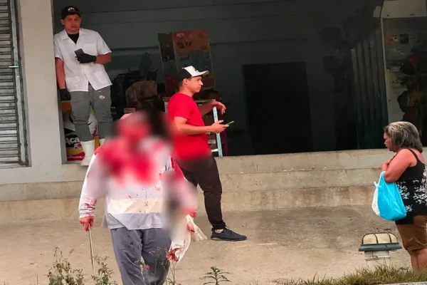 Ocorrência deixa pai e filho feridos em Riograndina
