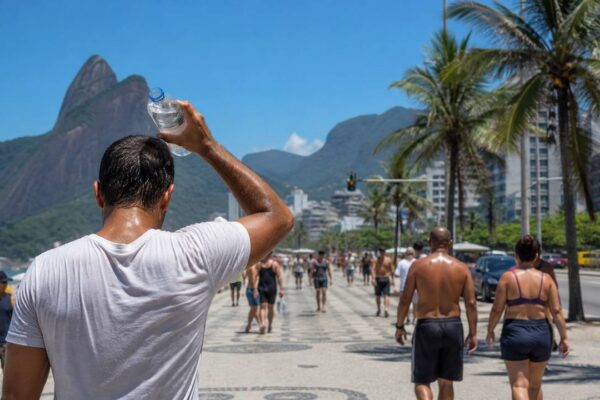 Minionda de calor atinge o RJ, mas vai durar poucos dias