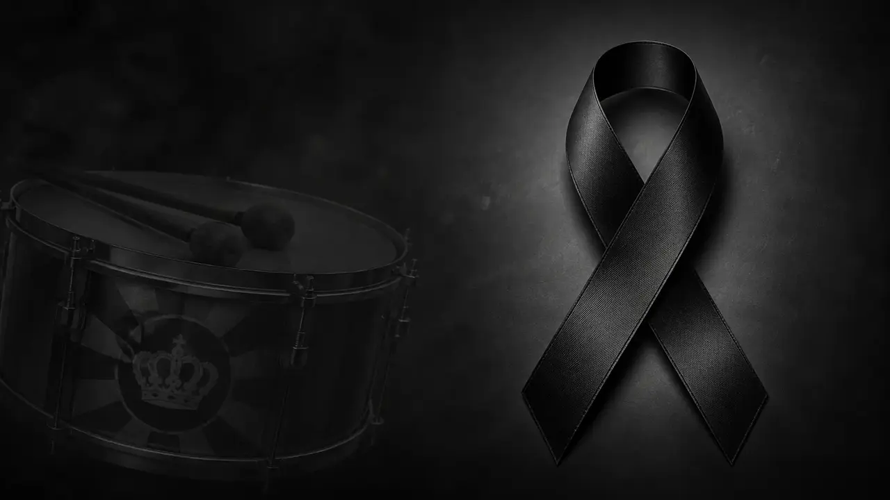 Laço preto simboliza luto e despedida