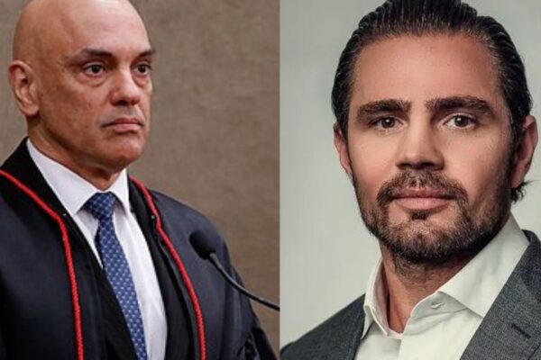 Ministro Alexandre de Moraes e Daniel Vorcaro