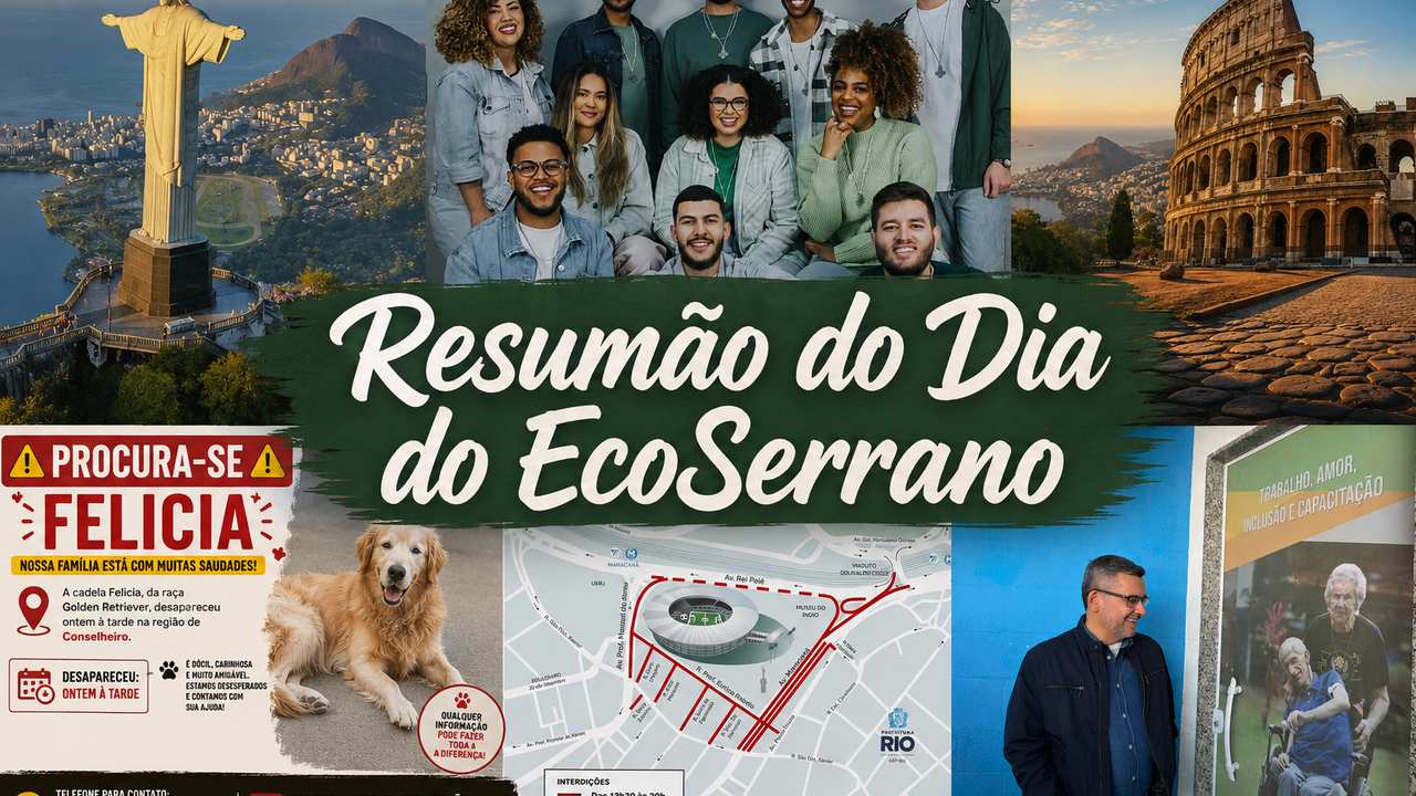 Resumo do Dia do EcoSerrano: Felicia desaparecida, eventos e notícias