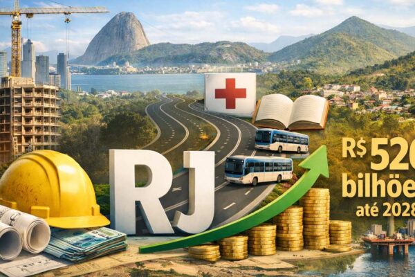 Rio de Janeiro: Investimentos de R$ 526 bilhões até 2028.