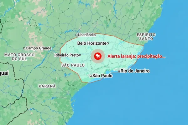 Frente fria deixa Nova Friburgo sob alerta laranja de chuva