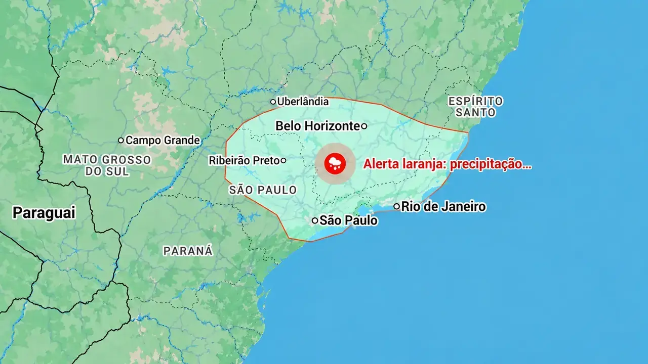 Frente fria deixa Nova Friburgo sob alerta laranja de chuva