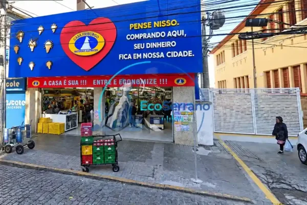 Fachada da Casa Friburgo em Nova Friburgo.