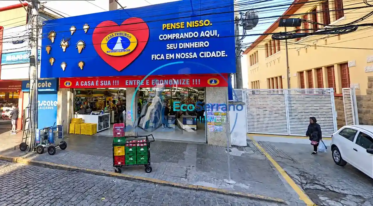 Fachada da Casa Friburgo em Nova Friburgo.