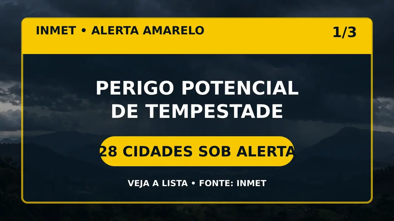 Alerta de tempestade cai de 92 para 28 cidades, mas risco de deslizamentos continua no Rio