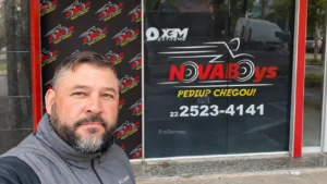 Retrato de Márcio Gripp, proprietário da Street Boyz.