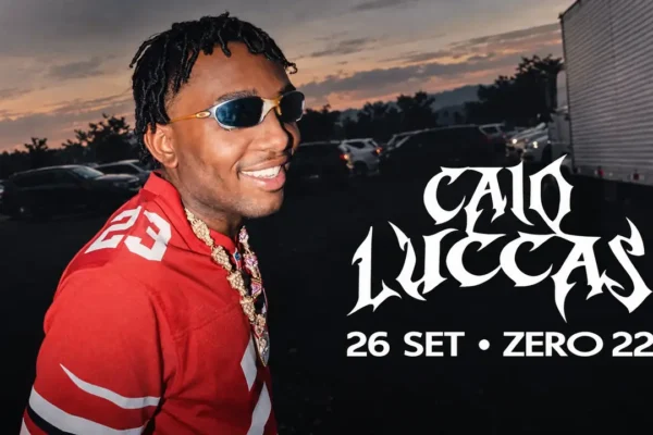 Cartaz da festa NADAMAL com fotografia de Caio Luccas, data de 26 de setembro e identificação da Club Zero 22.