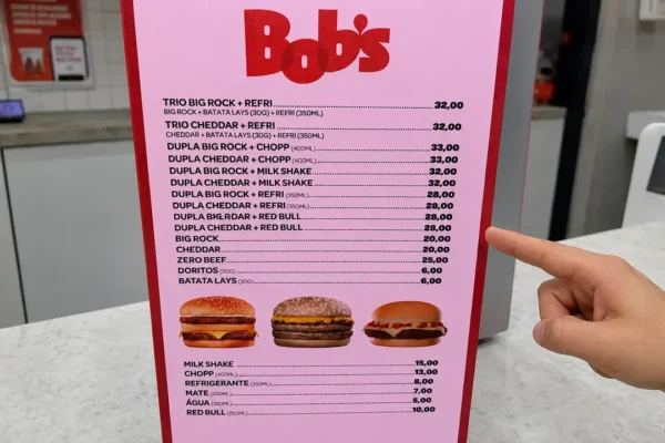 Hambúrguer, batata frita e bebida entre as opções de alimentação do Rock in Rio 2026