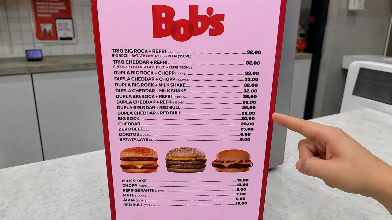 Hambúrguer, batata frita e bebida entre as opções de alimentação do Rock in Rio 2026