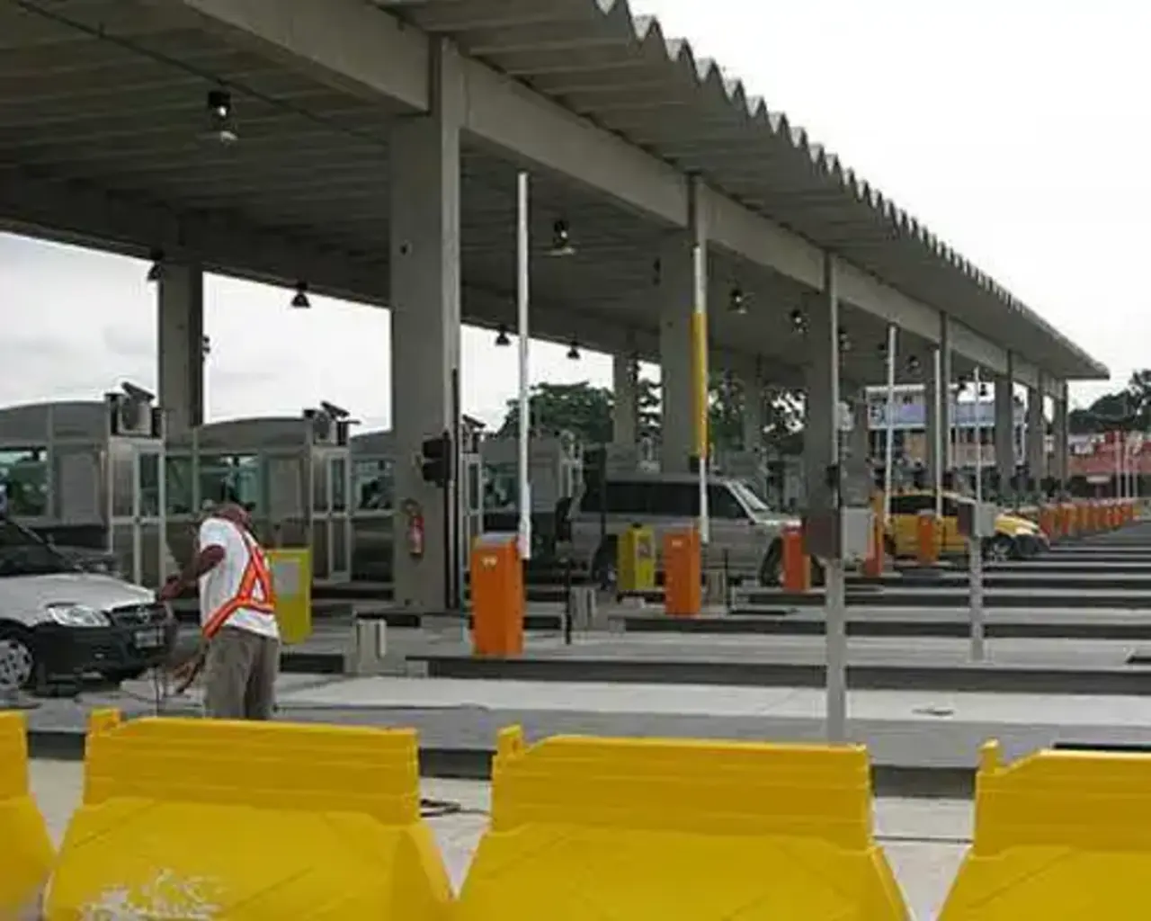 Praça de pedágio da BR-101 no Estado do Rio de Janeiro